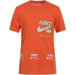 Orange Nike Kortærmede t-shirts i Jersey med rund udskæring med korte ærmer Størrelse XL til Herrer 