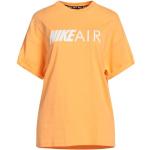 Orange Nike Kortærmede t-shirts i Jersey med rund udskæring med korte ærmer Størrelse XL til Damer 