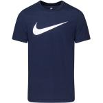 Blå Nike Swoosh Træningstrøjer i Jersey Størrelse XL til Herrer på udsalg 