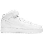Hvide Klassiske Nike Sneakers med velcro i Læder Med velcro Størrelse 47.5 til Herrer 