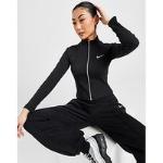 Nike Trend Rib Full Zip Track Jacket, Black/White