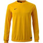 Guldfarvede Nike Park T-shirts med rund hals i Jersey Med lange ærmer Størrelse XL til Herrer 