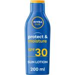 Tyske NIVEA Sun Solcreme Faktor 30 á 200 ml til Herrer 