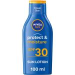 Tyske NIVEA Sun Solcreme til alle hudtyper Faktor 30 med Vitamin E á 100 ml til Herrer 