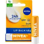 Tyske NIVEA Sun Læbepomader Balm til læberne Faktor 30 med Shea butter til Damer 