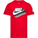 Røde Nike Futura T-shirts Størrelse XL 