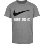 Grå Nike Swoosh Kortærmede t-shirts med korte ærmer Størrelse XL 