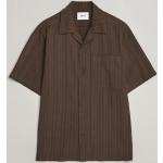 Brune NN 07 Økologiske Bæredygtige Kortærmede skjorter i Bomuld med korte ærmer Størrelse XL til Herrer 