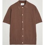 Brune NN 07 Kortærmede skjorter i Bomuld med korte ærmer Størrelse XL til Herrer 