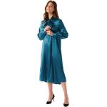Blå Midi Dea Kudibal Kjoler Størrelse XL til Damer på udsalg 