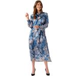 Blå Midi Dea Kudibal Kjoler i Silke Størrelse XL til Damer på udsalg 