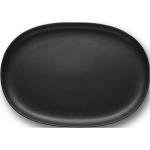 Nordic Kitchen Ovalt Serveringsfad 36 Cm Home Tableware Bowls & Serving Dishes Serving Bowls Black Eva Solo