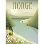 Norge Fjellet - Poster Vissevasse Patterned