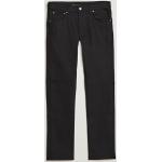 Sorte Nudie Jeans Økologiske Bæredygtige Herrejeans Størrelse XL med Stretch 