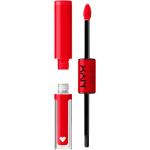 Rød Wet Nyx Cosmetics Cruelty free Lipgloss & Lip stain High shine Holder op til 16 timer á 8 ml Smitter ikke af til Damer 