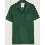 Mørkegrønne OAS Kortærmede polo shirts med korte ærmer Størrelse XL til Herrer 