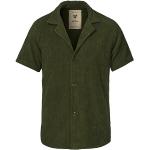Armygrønne OAS Kortærmede skjorter i Frotté med korte ærmer Størrelse XL til Herrer 