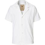 Hvide OAS Kortærmede skjorter i Frotté med korte ærmer Størrelse XL til Herrer 