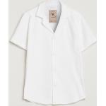Hvide OAS Kortærmede skjorter i Frotté med korte ærmer Størrelse XL til Herrer 