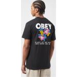 Obey Floral Garden T-Shirt, Black
