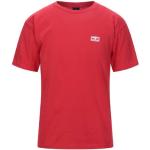 Røde OBEY Kortærmede t-shirts i Bomuld med rund udskæring med korte ærmer Størrelse XL til Herrer på udsalg 