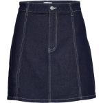 Objgemme Hw Denim Skirt 125 Kort Nederdel Blå Object