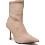 Odella Shoes Boots Ankle Boots Ankle Boots With Heel Brown Dune London