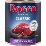 Økonomipakke: 24 x 800 g Rocco Classic - Okse med vildsvin