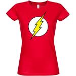 The Flash Emblem Girly T-Shirt (Red), Größe:M