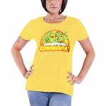 Officially Licensed Merchandise TMNT - Cowabunga Girly T-Shirt (Yellow), XX-Large