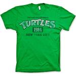 Officially Licensed Merchandise TMNT - New York 1984 T-Shirt (Green), Large