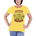 Officially Licensed Merchandise TMNT - Party Master Since 1984 Girly Tee (Yellow), Small