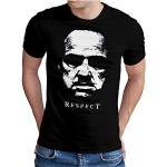 Om3 - Pate Respect - T-Shirt Mafia Marlon Brando The Godfather New York, 4xl, Black
