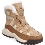 Ona Rmx Glacy Wp Shoes Boots Ankle Boots Ankle Boots Flat Heel Beige Sorel