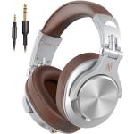 ONEODIO A71 - Headset med Justerbar mikrofon til gaming/PS4/Nintendo switch - Brun