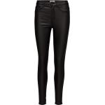 Onlroyal Hw Sk Rock Coated Pim Bottoms Trousers Leather Leggings-Bukser Black ONLY