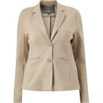 Beige Only Carmakoma Bæredygtige Plus size blazere i Jersey Størrelse XL til Damer på udsalg 