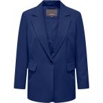 Blå Only Carmakoma Plus size blazere Størrelse XL til Damer 