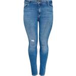 Lyseblå 30 Længde Only Carmakoma Plus size jeans i Bomuld Størrelse XL til Damer på udsalg 
