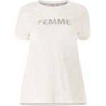 Hvide Only Carmakoma Plus size t-shirts i Bomuld med rund udskæring med korte ærmer Størrelse XXL til Damer på udsalg 