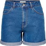 Blå ONLY Denim shorts i Denim Størrelse XL til Damer på udsalg 