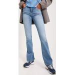 Lyseblå Flared ONLY Blush Bootcut jeans Størrelse XL til Damer 