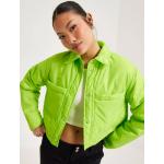 Grønne ONLY Skjortejakker Størrelse XL til Damer på udsalg 