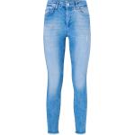 Only - Jeans onlBlush Mid Sk Ank Raw - Blå - W26/L32