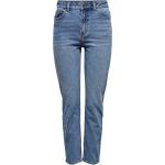 Blå 27 Bredde 34 Længde ONLY Straight leg jeans i Denim Størrelse XL til Damer 