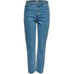 Lyseblå 26 Bredde 34 Længde ONLY Straight leg jeans i Bomuld Størrelse XL til Damer på udsalg 