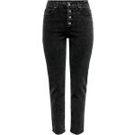 Sorte 25 Bredde 30 Længde ONLY Straight leg jeans i Bomuld Størrelse XL til Damer på udsalg 