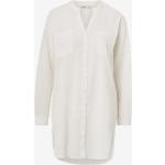 Hvide ONLY Langærmede skjorter i Bomuld med V-udskæring Med lange ærmer Størrelse XL til Damer på udsalg 