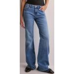 Lyseblå Flared 25 Bredde 32 Længde ONLY Lavtaljede jeans Størrelse XL til Damer 