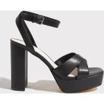 Only Shoes - High heels - Black - Onlautum-3 Pu Heeled Sandal - Hæle - High Heels